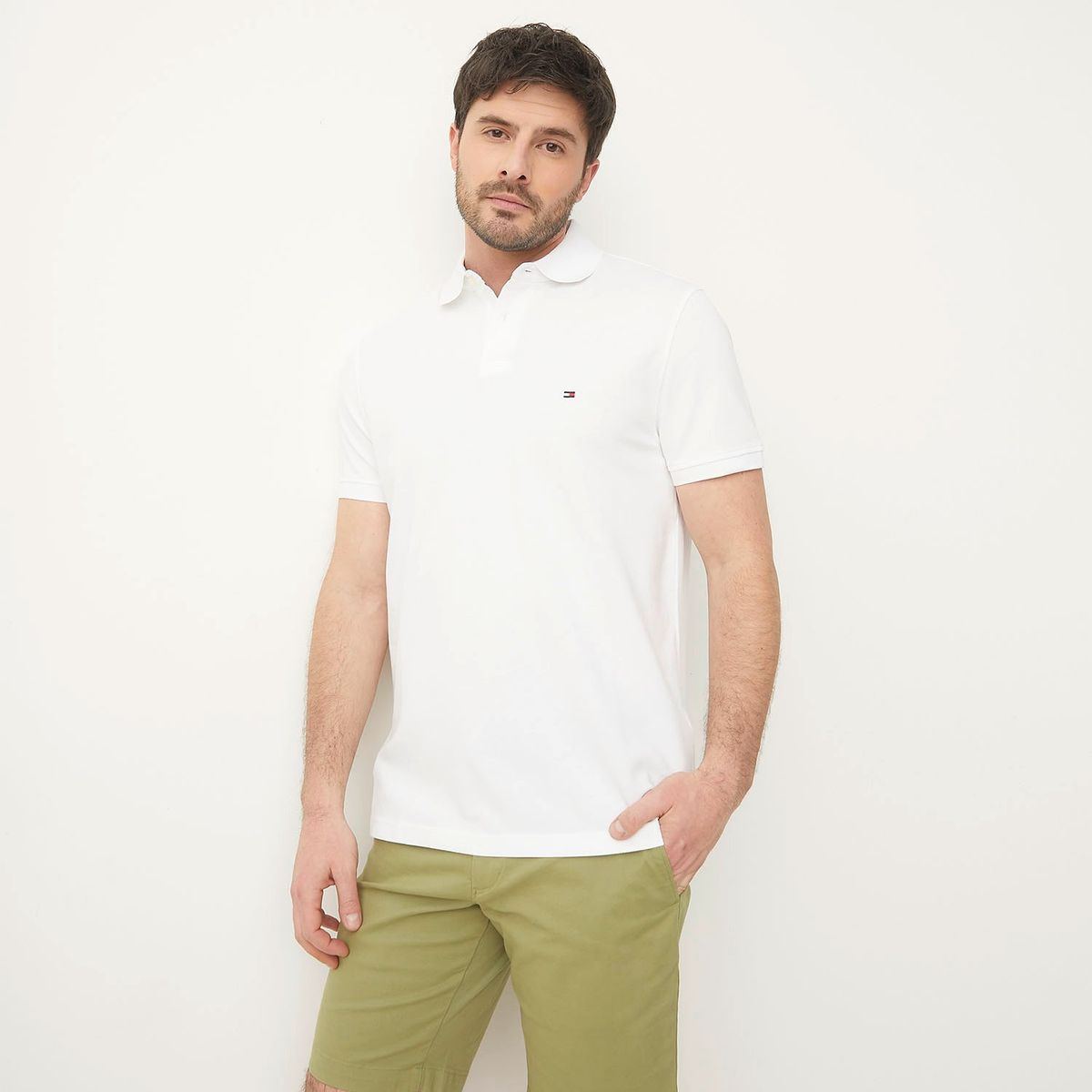 TOMMY HILFIGER - Polera Polo Manga Corta Hombre Tommy Hilfiger