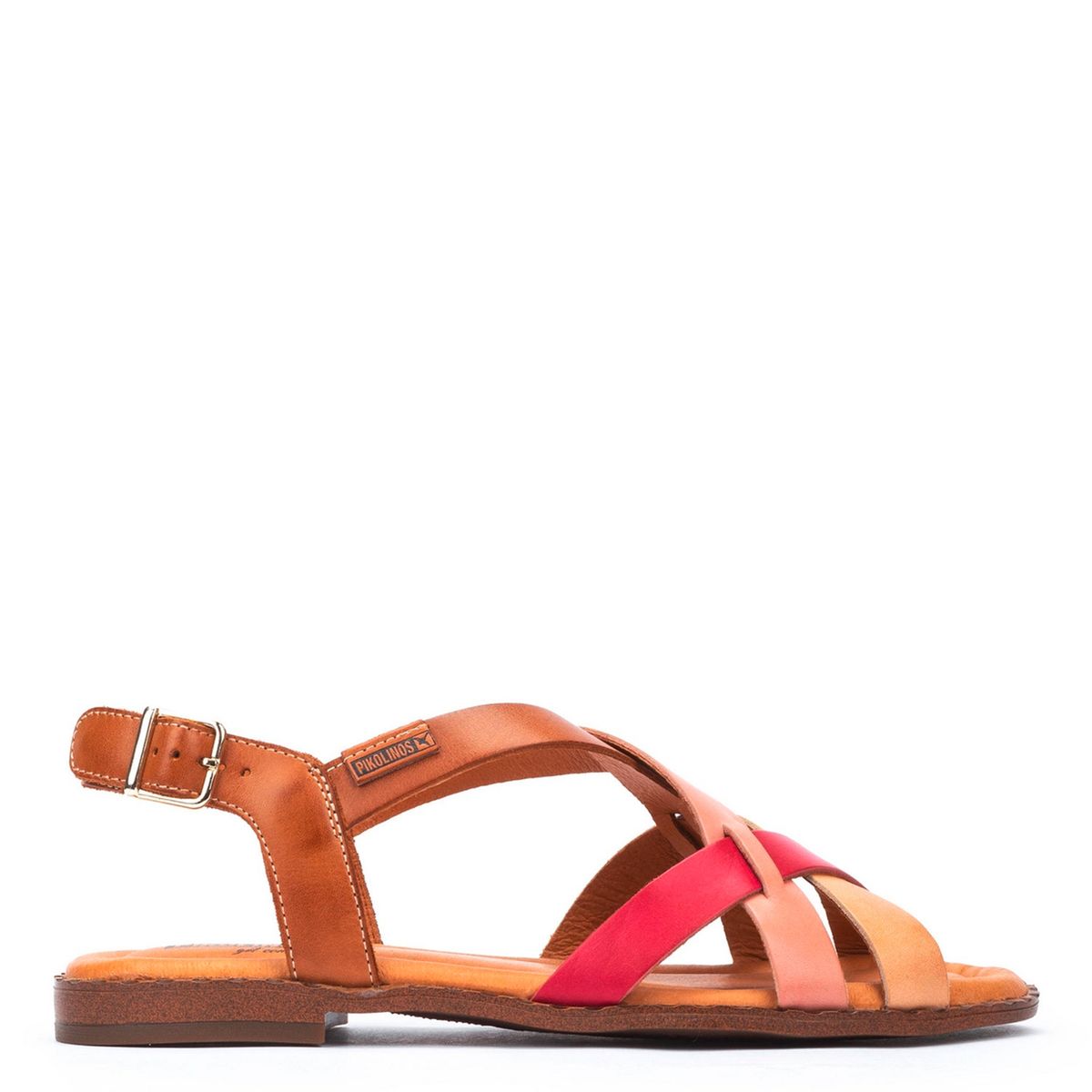 PIKOLINOS - Sandalia Mujer Cuero Rosado Pikolinos