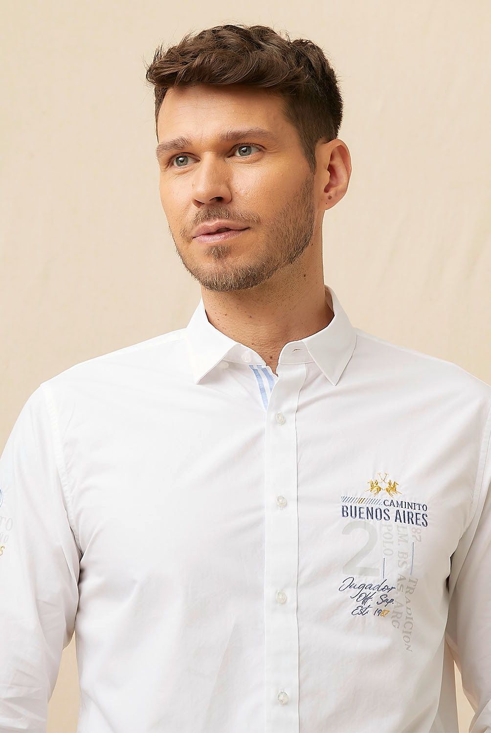 LA MARTINA - Camisa Manga Larga Hombre La Martina Slim Fit