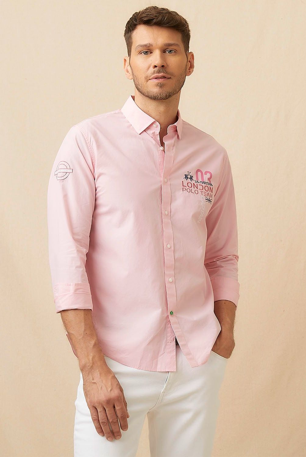 LA MARTINA - Camisa Manga Larga Hombre La Martina Slim Fit