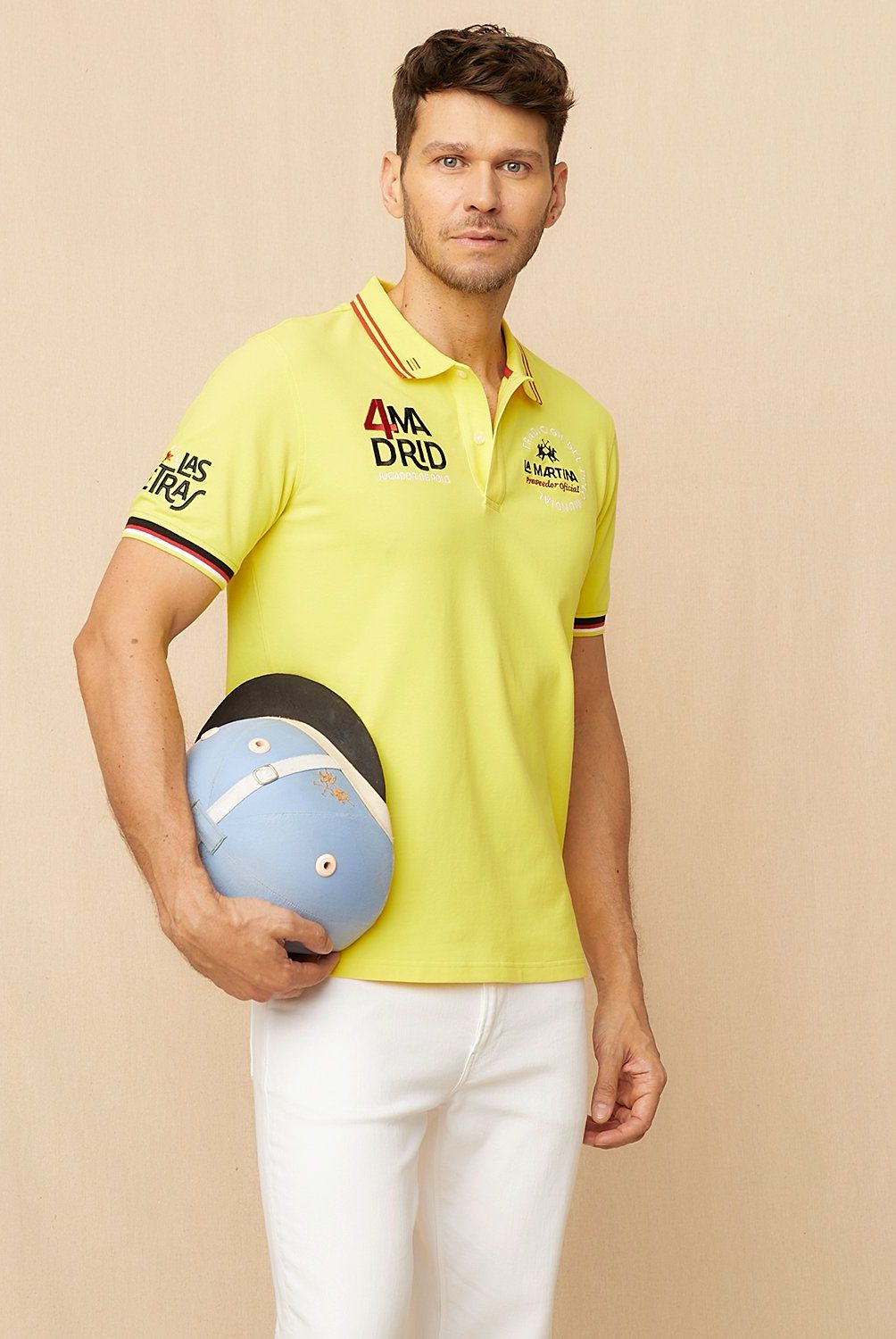 LA MARTINA - Polera Manga Corta Casual Hombre La Martina