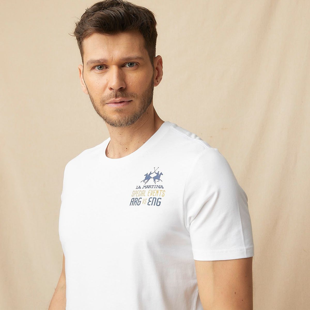 LA MARTINA - Polera Manga Corta Algodón Hombre La Martina