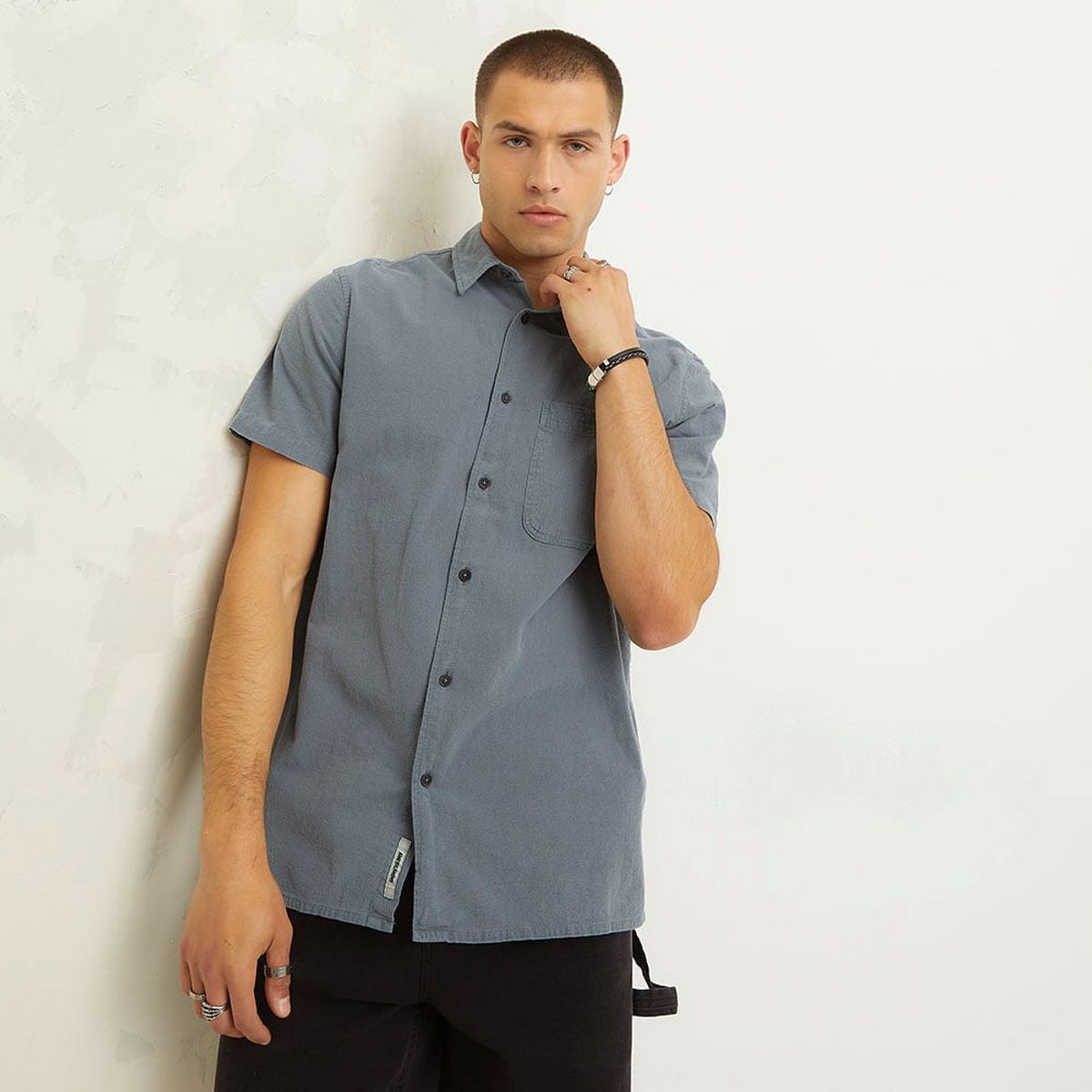 AMERICANINO - Camisa Manga Corta Algodón Hombre Americanino