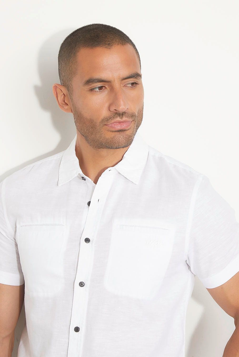 MOSSIMO - Camisa Manga Corta Regular Fit Algodón Hombre Mossimo