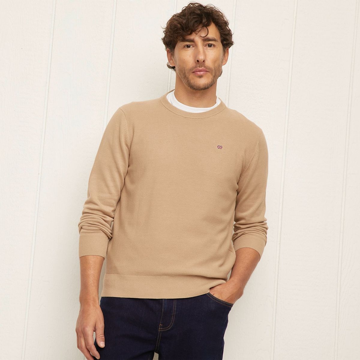 UNIVERSITY CLUB - Sweater University Club Cuello Redondo Algodón Hombre Regular Fit