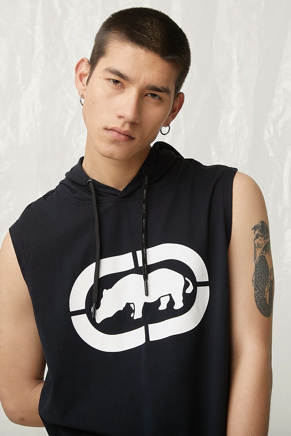 ECKO - Polera Sin Mangas Algodón Loose Fit Hombre Ecko