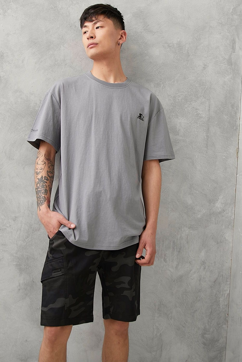 STARTER - Polera Manga Corta Algodón Relax Hombre Starter