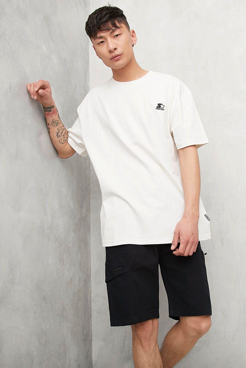 STARTER - Polera Manga Corta Algodón Relax Hombre Starter