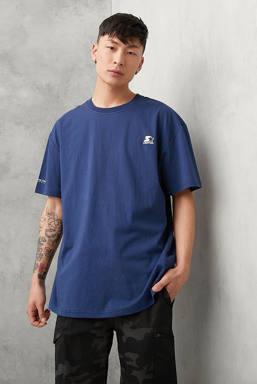 STARTER - Polera Manga Corta Algodón Relax Hombre Starter