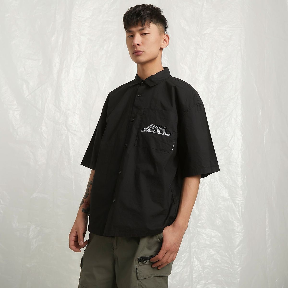 ECKO - Camisa Manga Corta Boxy Fit Hombre Ecko