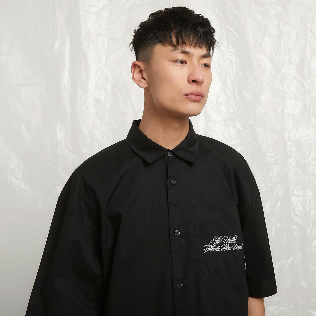 ECKO - Camisa Manga Corta Boxy Fit Hombre Ecko