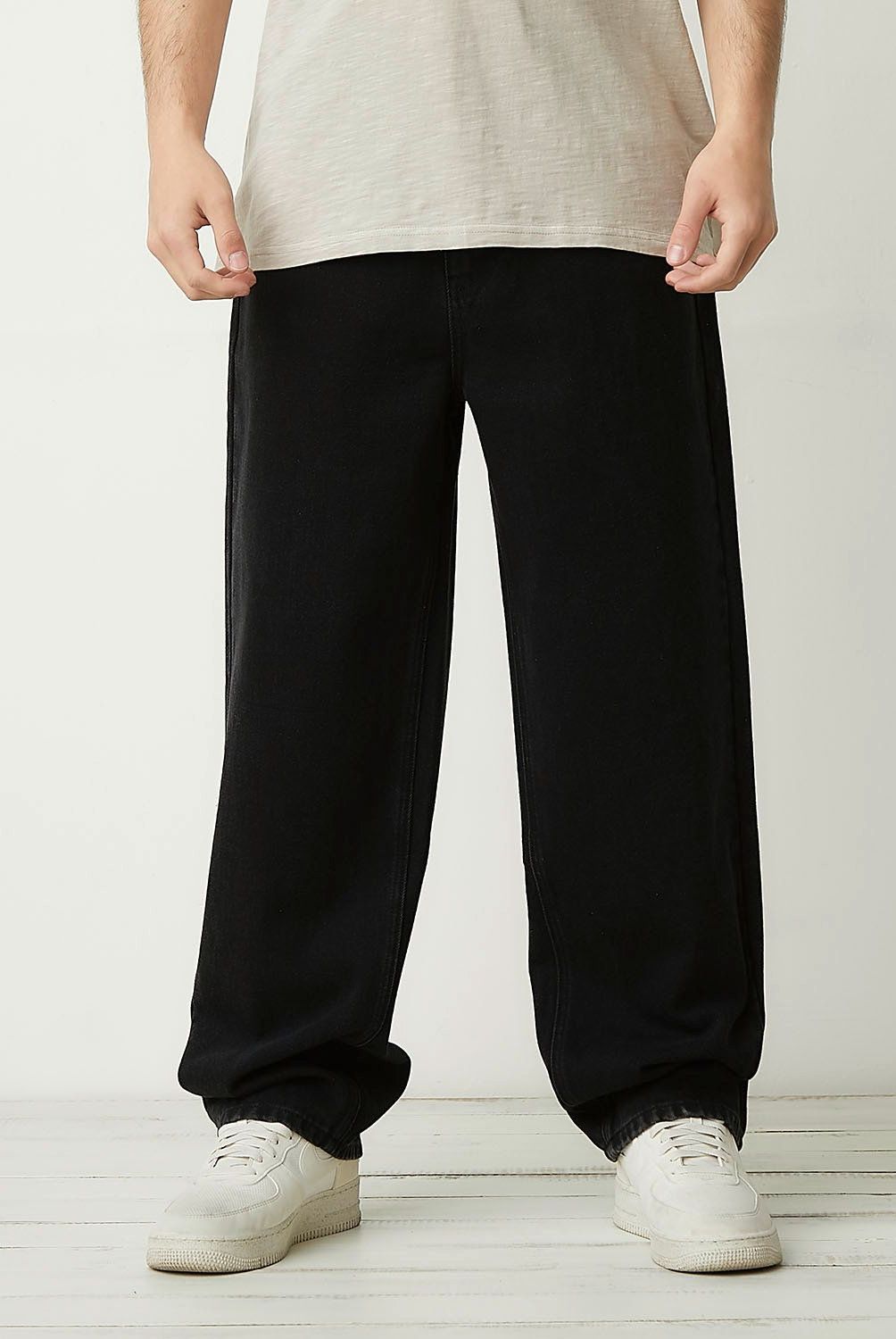BEARCLIFF - Jeans Bearcliff Baggy Fit Algodón Hombre