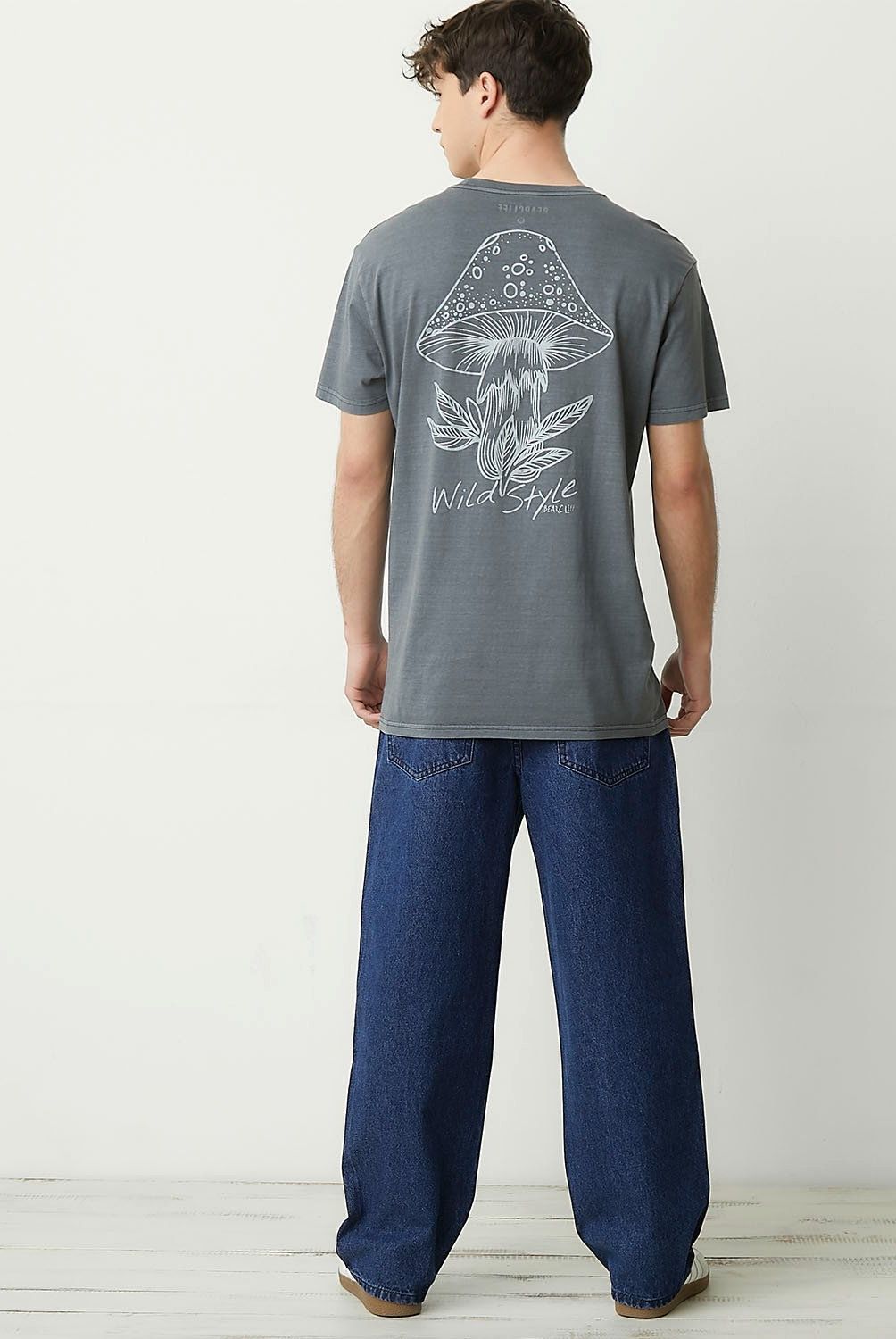 BEARCLIFF - Jeans Baggy Fit Hombre Bearcliff Algodón Urbano