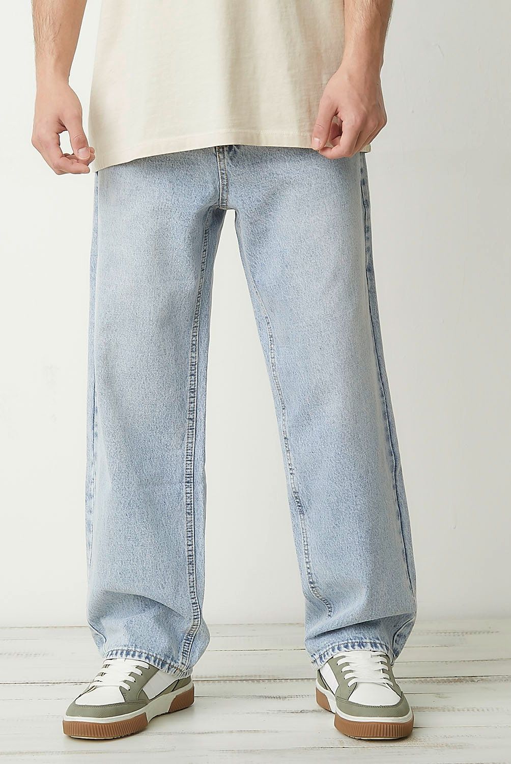 BEARCLIFF - Jeans Baggy Fit Hombre Bearcliff Algodón Urbano