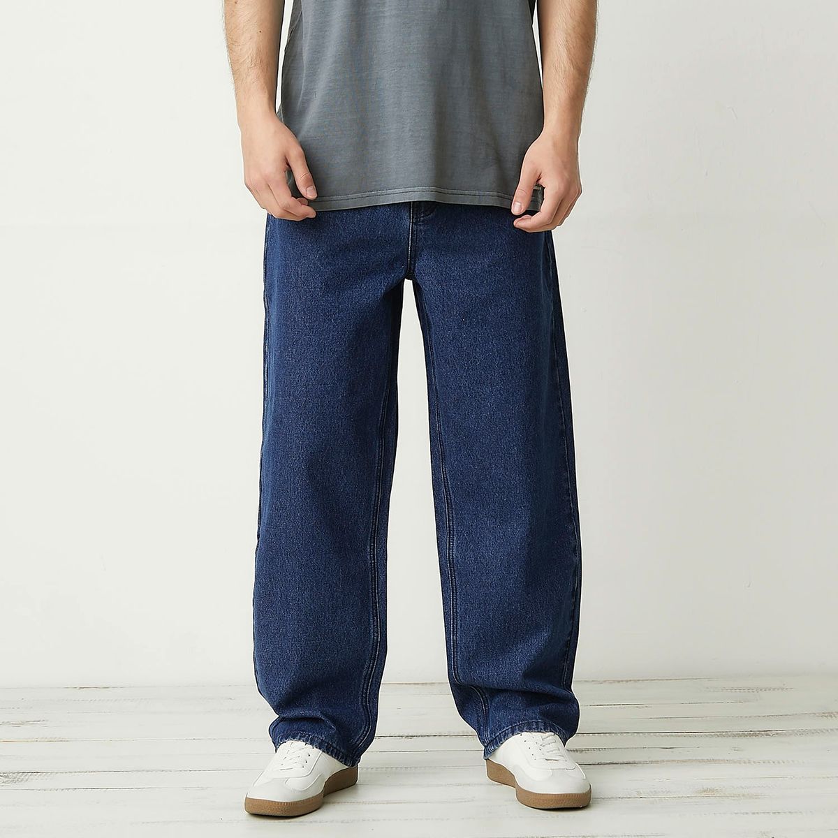 BEARCLIFF - Jeans Baggy Fit Hombre Bearcliff Algodón Urbano