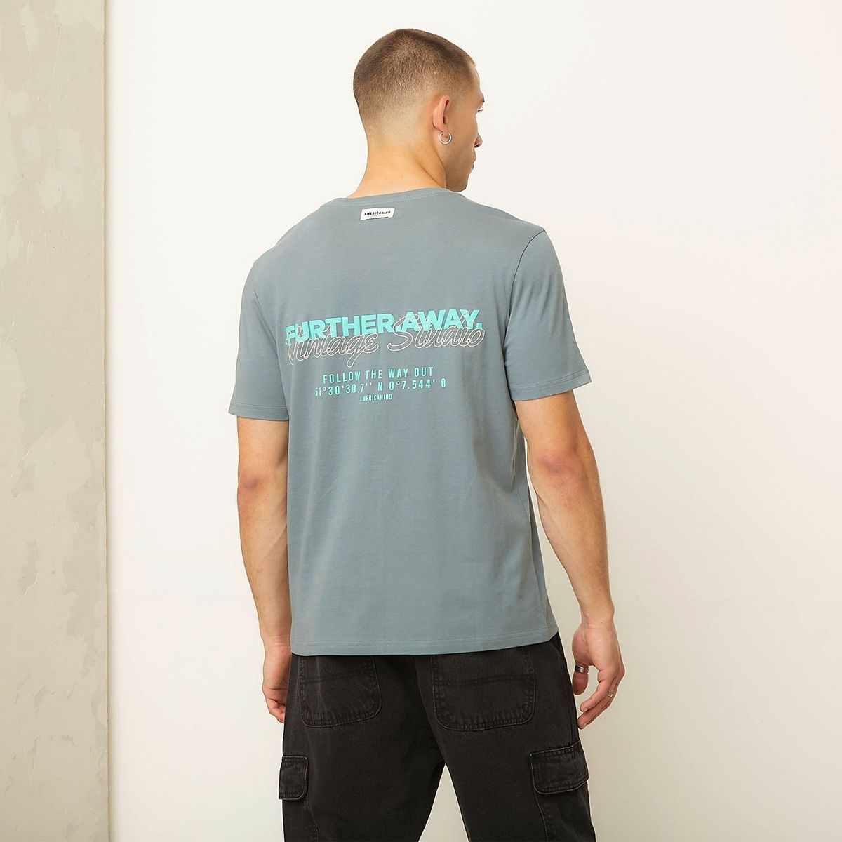 AMERICANINO - Polera Manga Corta Casual Hombre Americanino