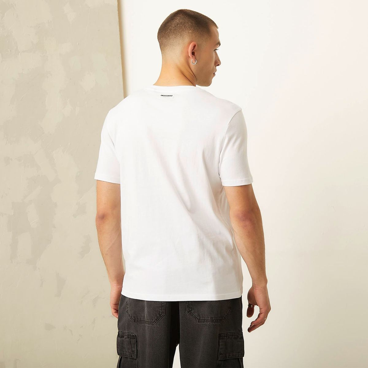 AMERICANINO - Polera Manga Corta Casual Hombre Americanino