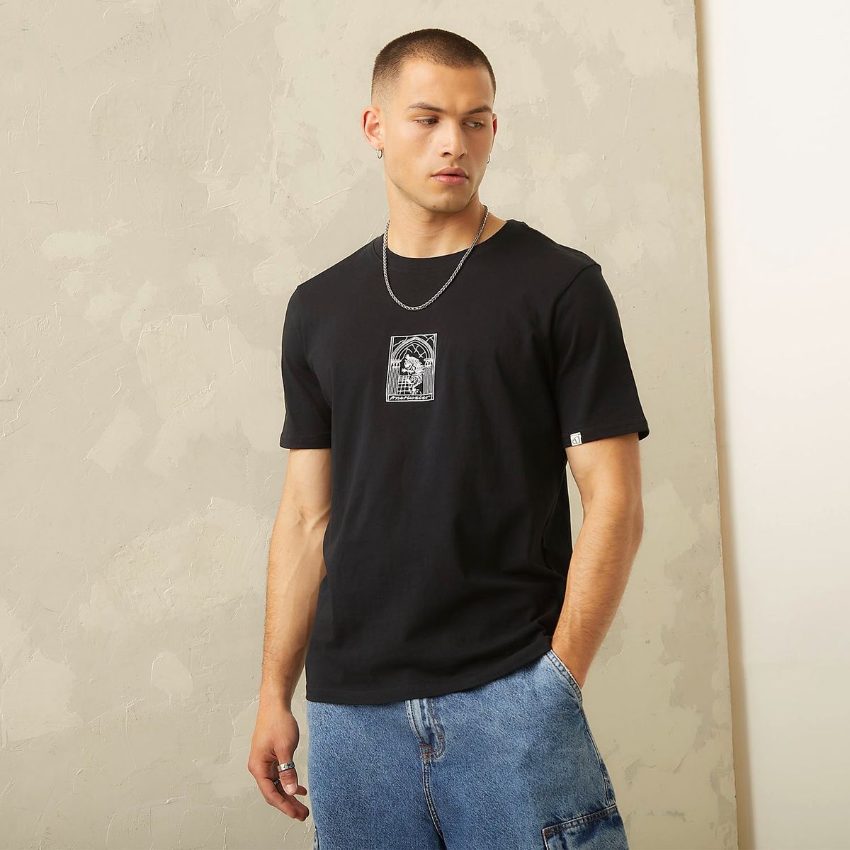 AMERICANINO - Polera Manga Corta Casual Hombre Americanino