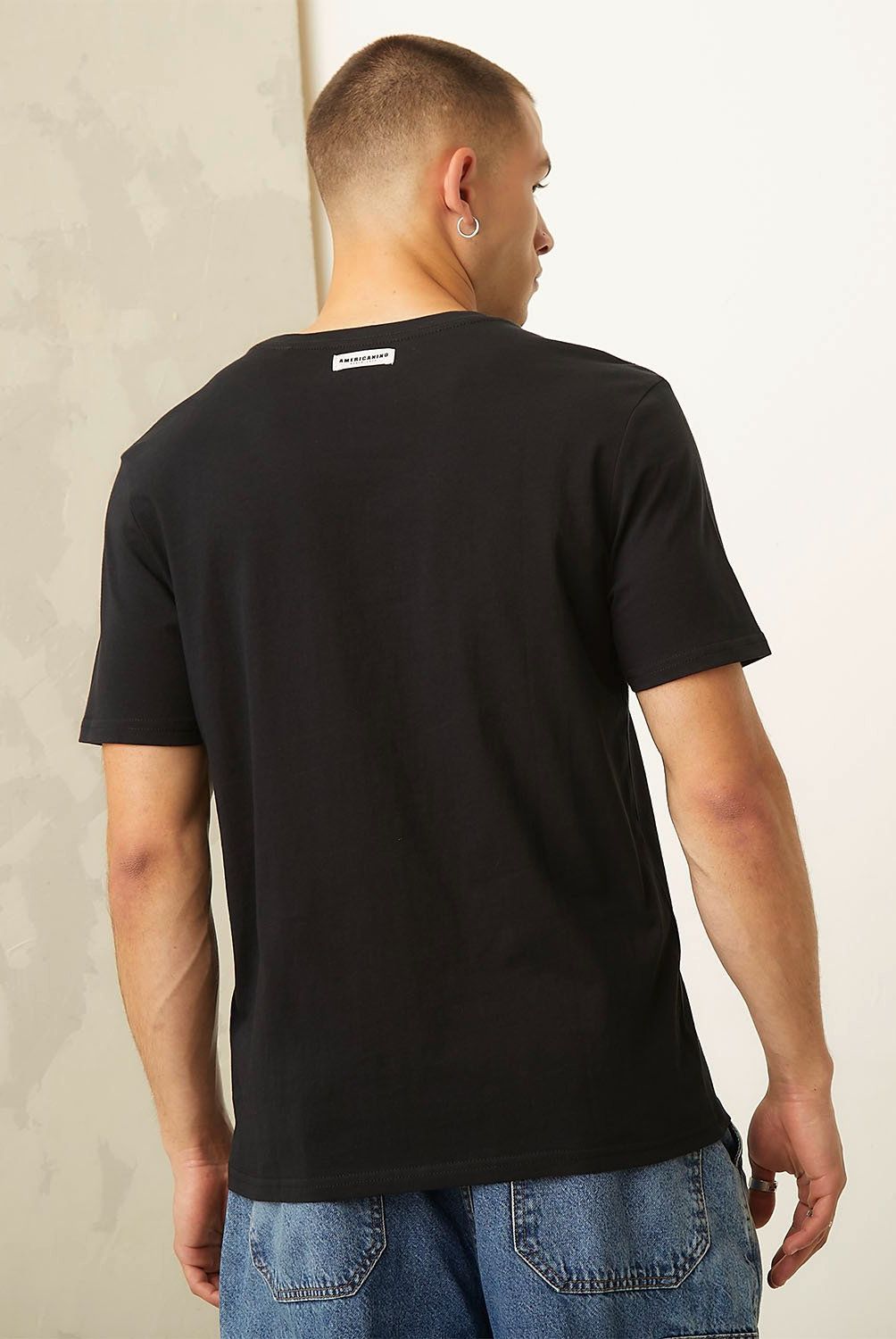 AMERICANINO - Polera Manga Corta Casual Hombre Americanino