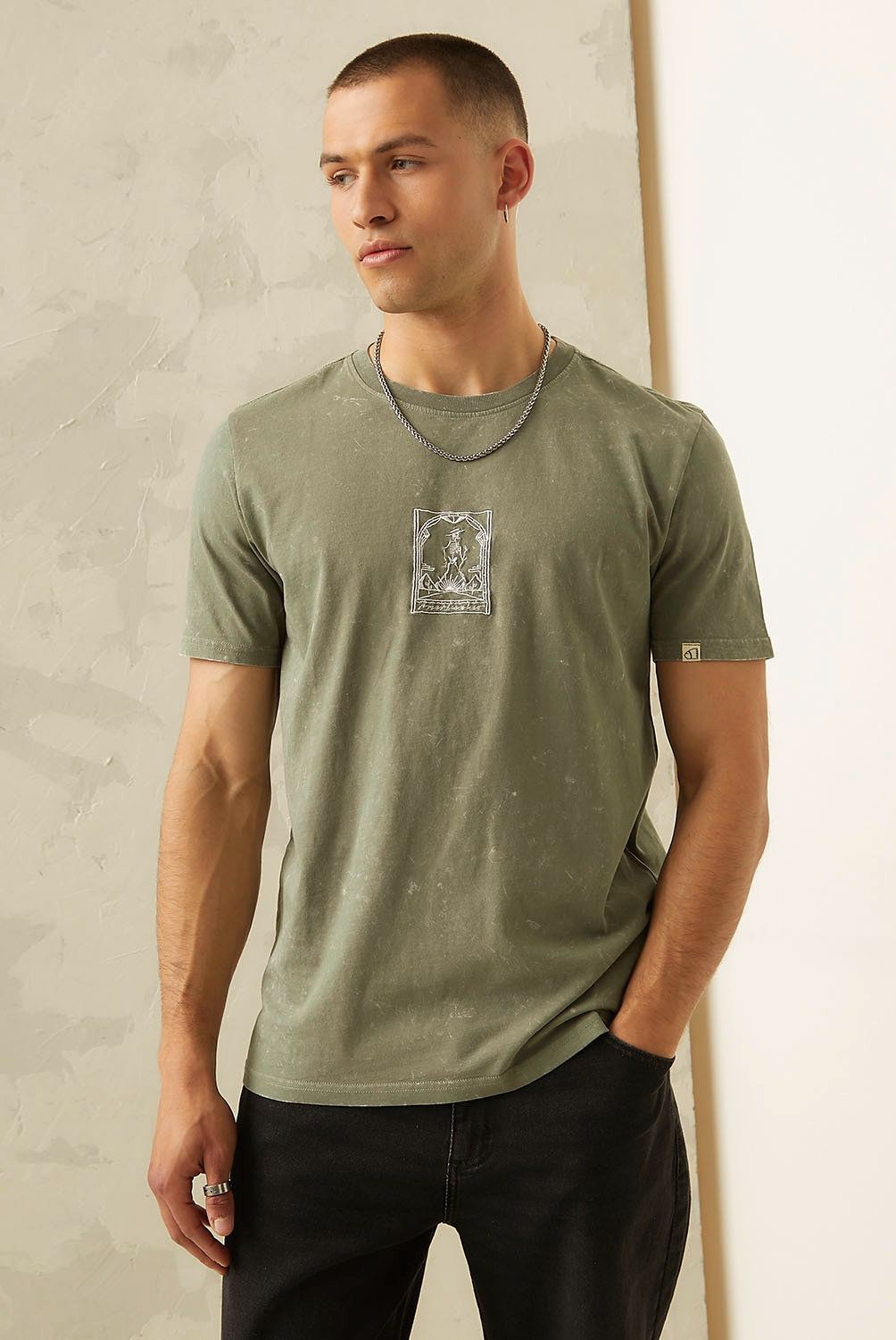 AMERICANINO - Polera Manga Corta Casual Hombre Americanino