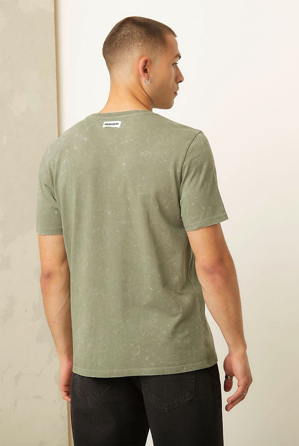 AMERICANINO - Polera Manga Corta Casual Hombre Americanino