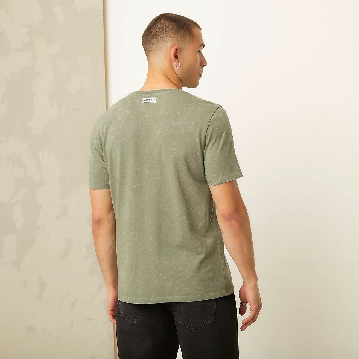 AMERICANINO - Polera Manga Corta Casual Hombre Americanino