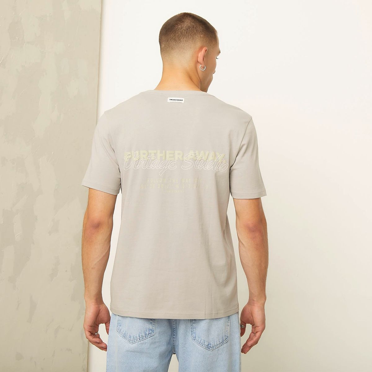 AMERICANINO - Polera Manga Corta Casual Hombre Americanino