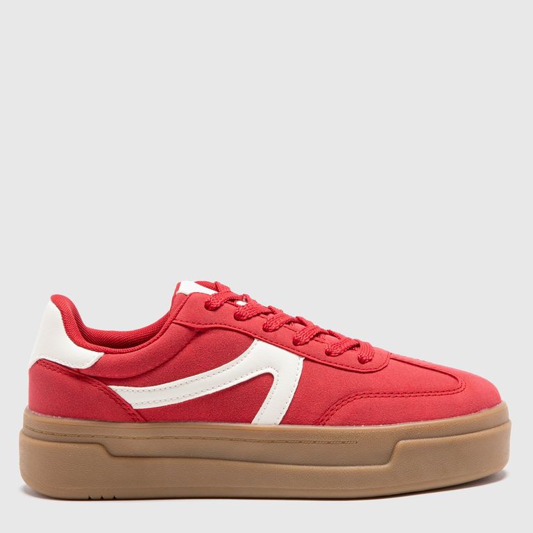 Zapatilla Urbana Mujer Rojo