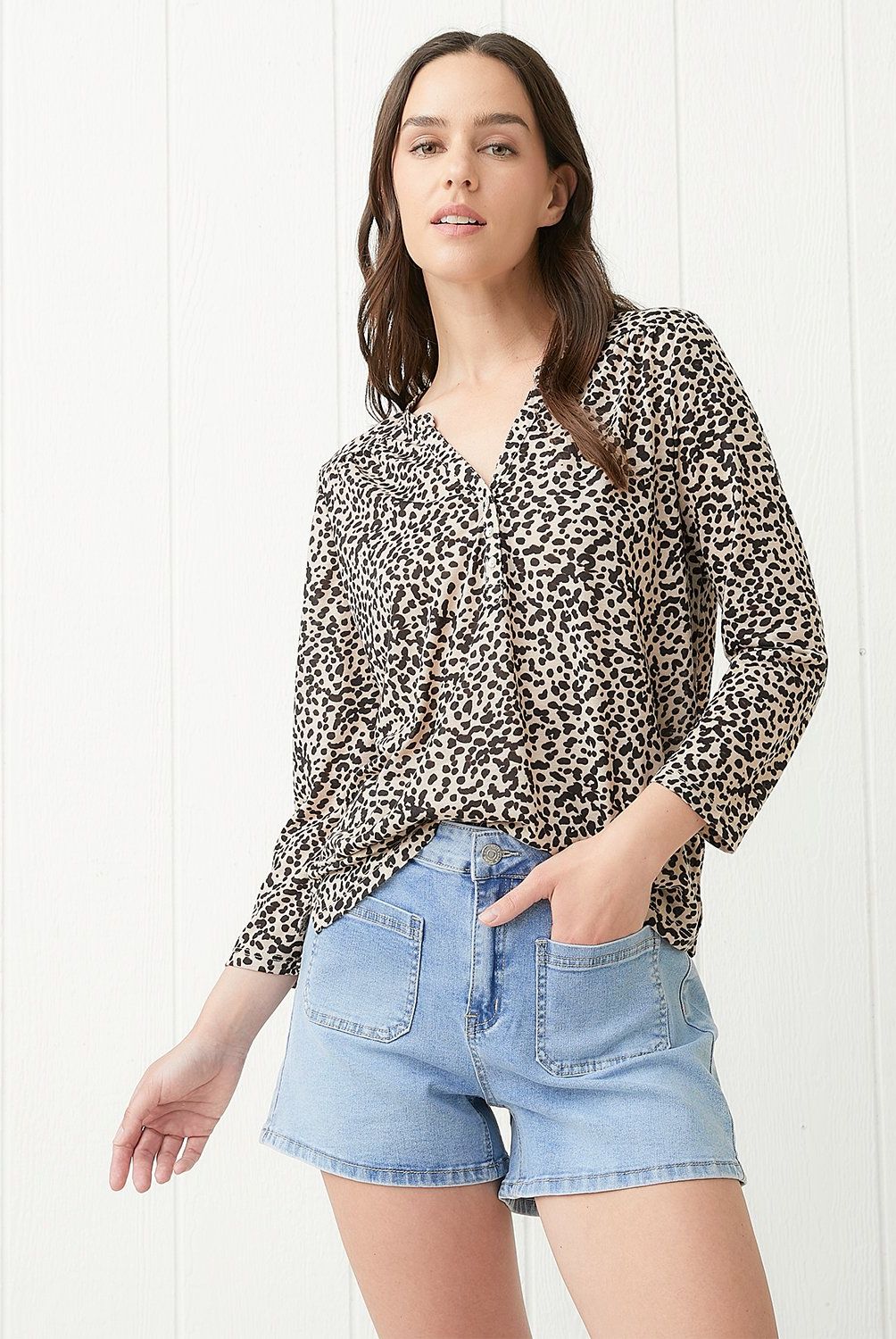UNIVERSITY CLUB - Polera Mujer University Club Manga 3/4 Casual