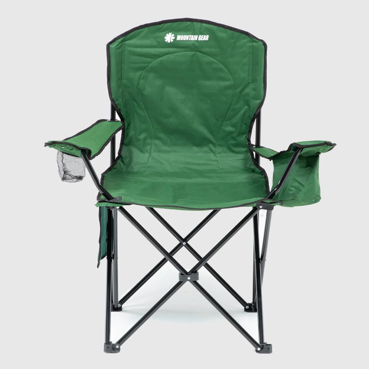 MOUNTAIN GEAR - Silla de Camping Mountain Gear Plegable con Apoyabrazos