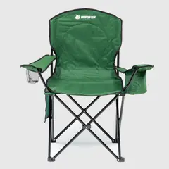 MOUNTAIN GEAR - Silla de Camping Plegable con Apoyabrazos