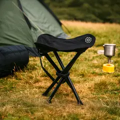SCOOP - Silla de Camping Plegable PISO.ST Negra