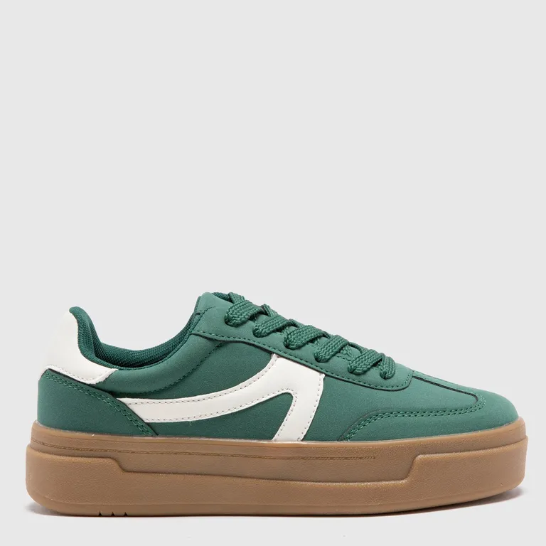 Zapatilla Urbana Mujer Verde