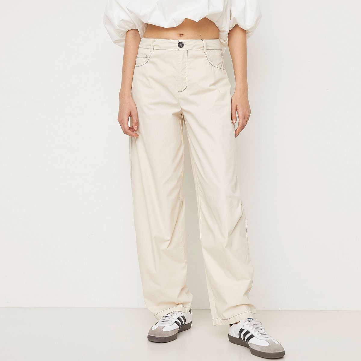 SYBILLA - Jeans Ballon Tiro Alto Mujer Sybilla