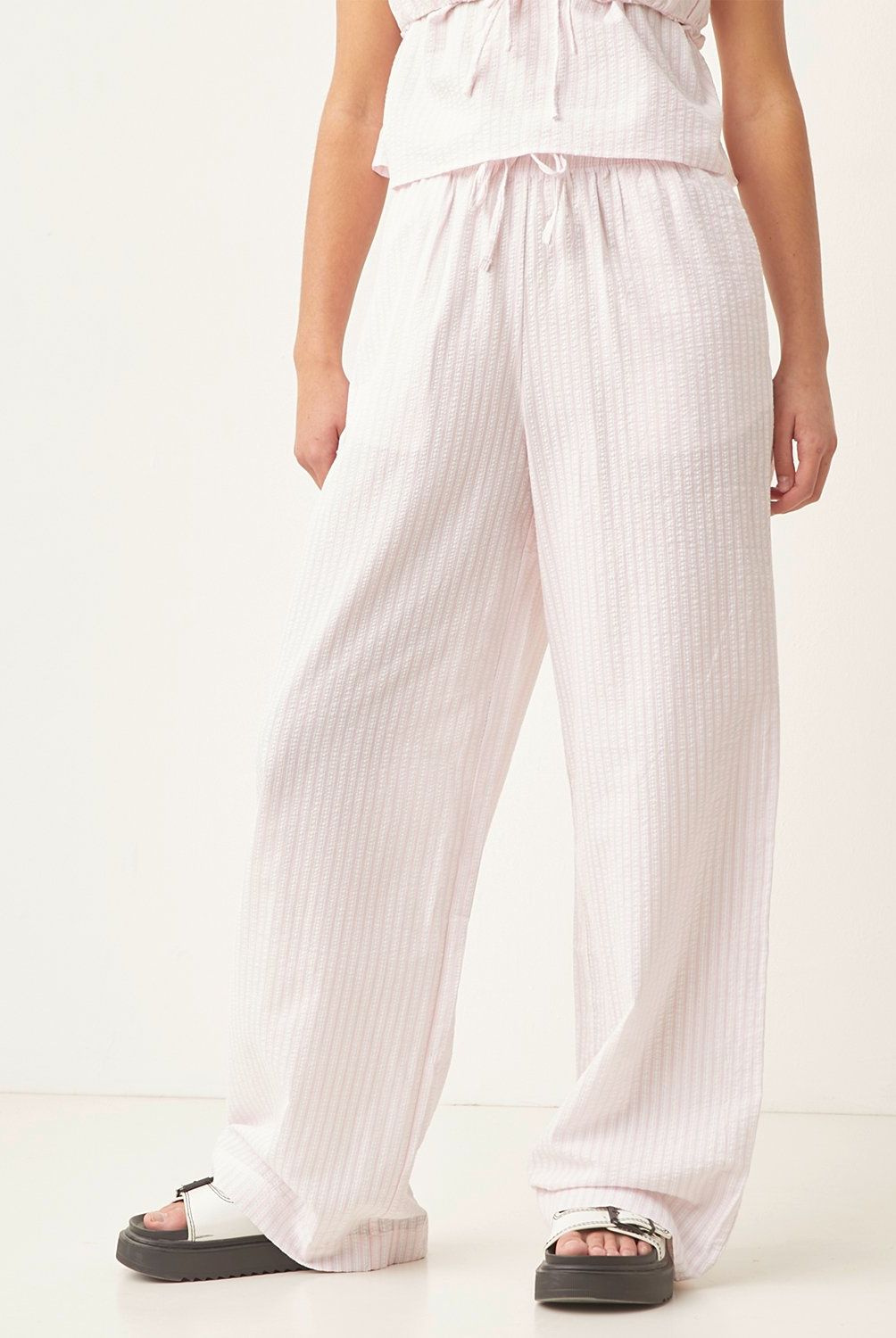 SYBILLA - Pantalón Palazzo Tiro Medio Mujer Sybilla