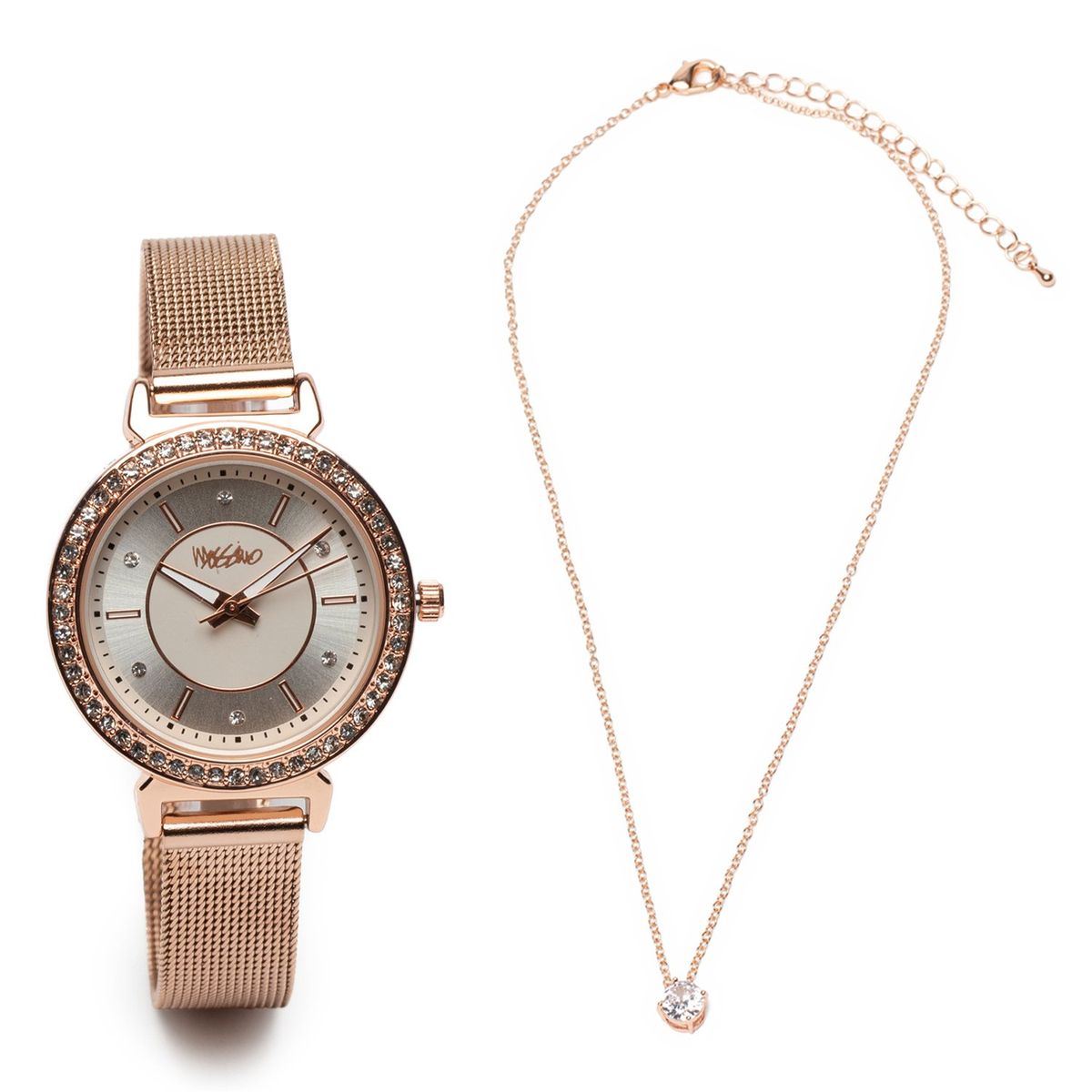 MOSSIMO - Set de Reloj, Collar y Aros Mossimo para Mujer