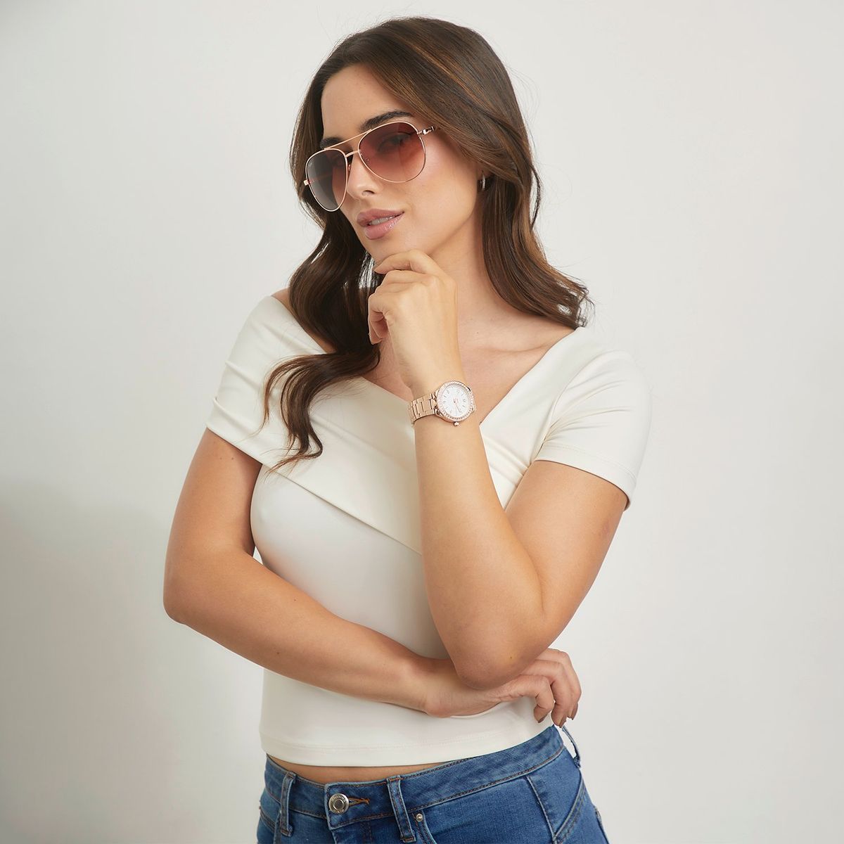 MOSSIMO - Set Reloj y Lentes de Sol para Mujer Mossimo