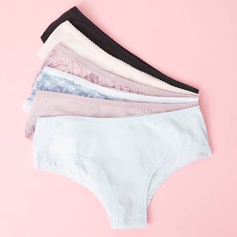 SYBILLA - Pack 6 Pantaletas Mujer Sybilla Algodón Liso