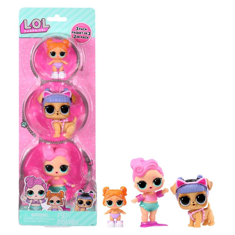 LOL - L.O.L. Surprise Opp Tot/Pet 3Pk Asst Lol