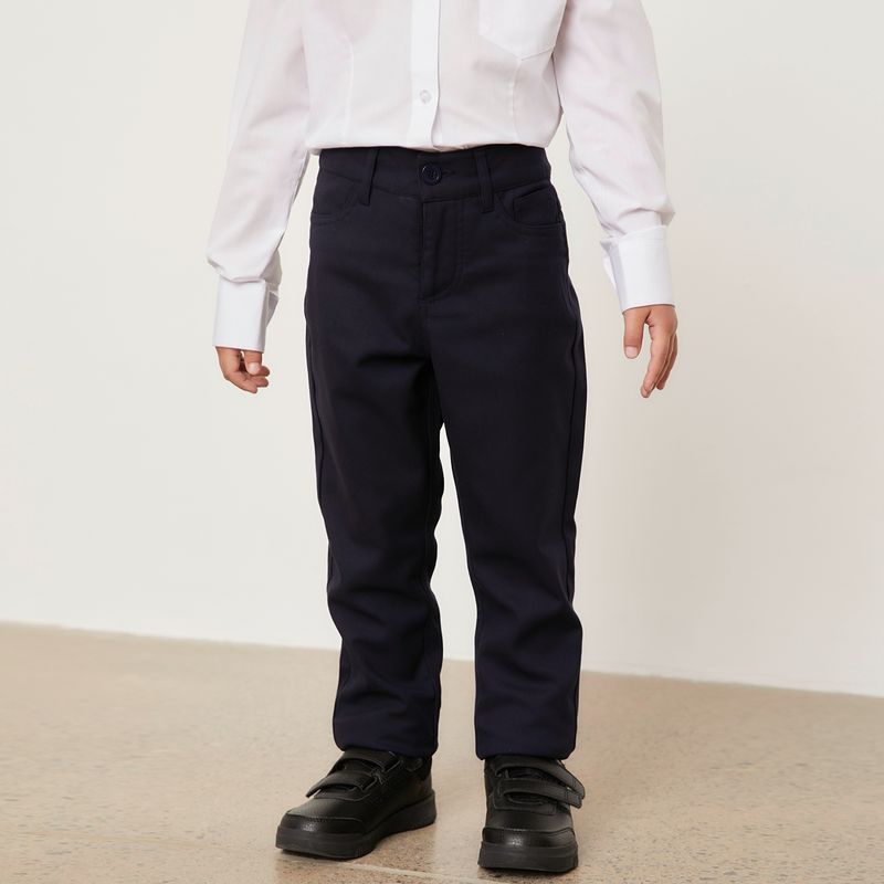 HOLLEY SKOOL - Pantalón Escolar Holley Niño Diseño Liso Azul