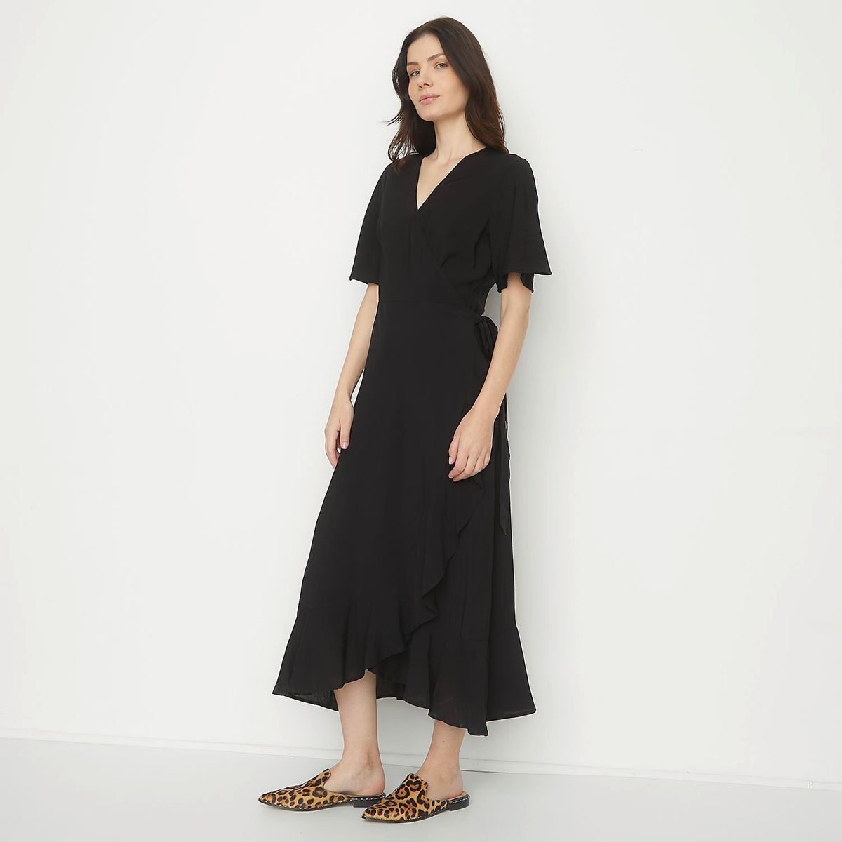 APOLOGY - Vestido Midi Mujer Apology Volados