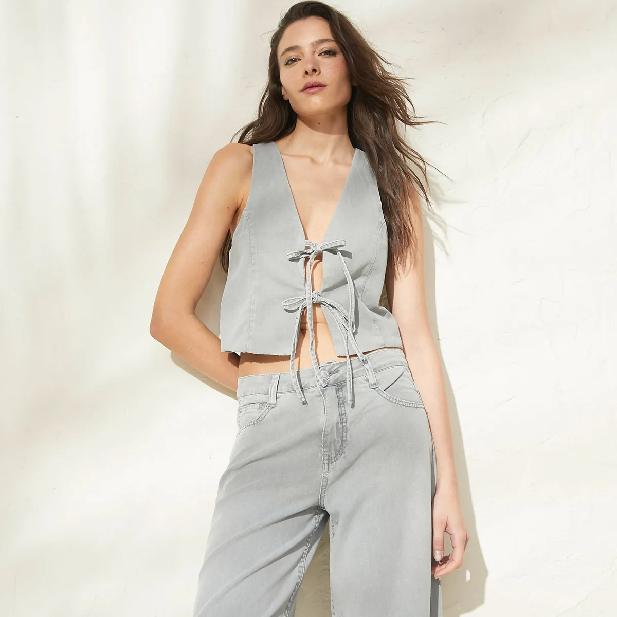 AMERICANINO - Blusa Vest Sin Mangas Mujer Americanino