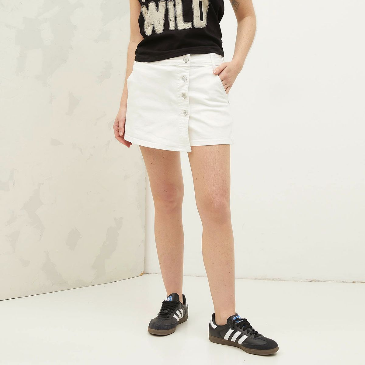 AMERICANINO - Falda Corta Denim Mujer Americanino