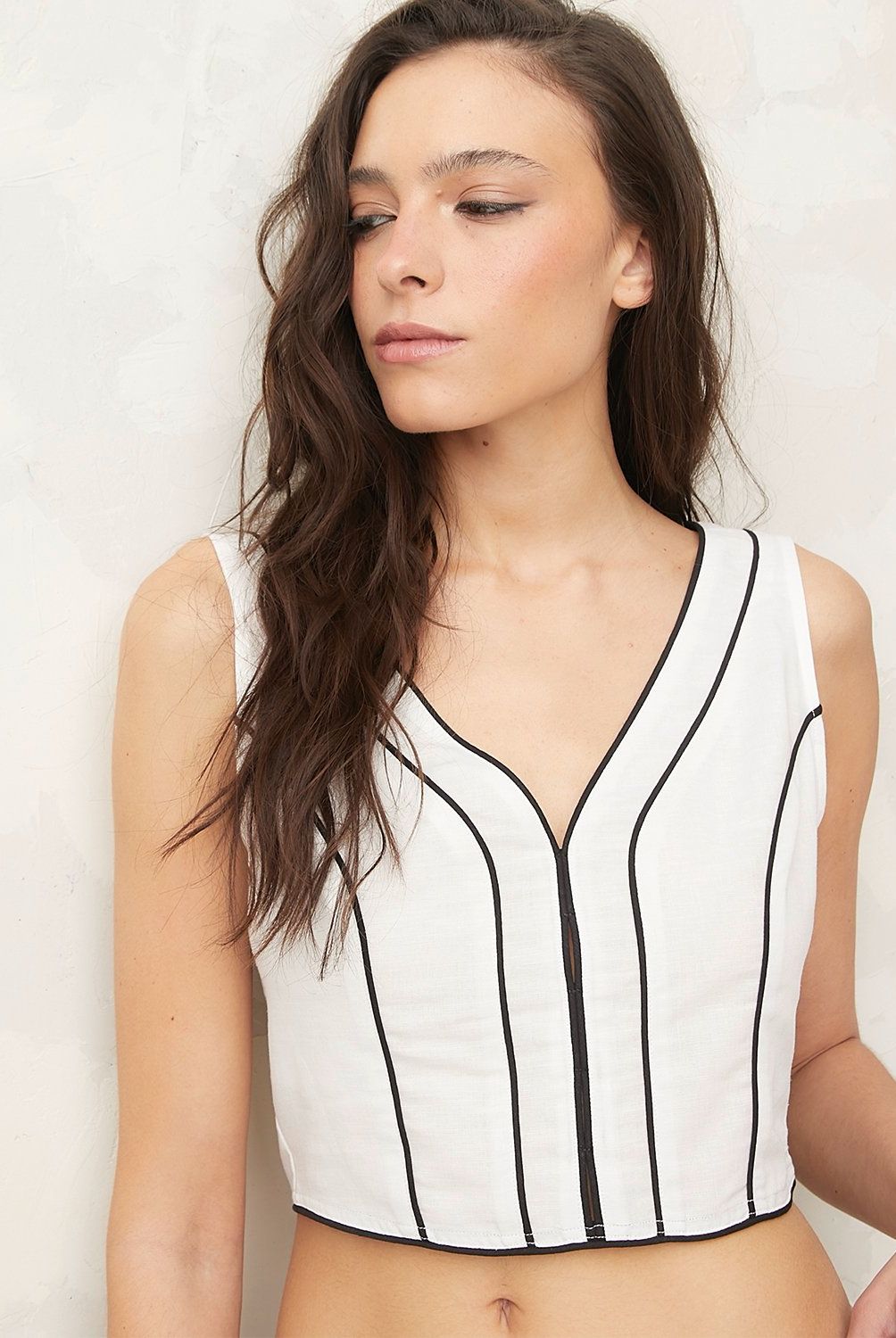 AMERICANINO - Blusa Algodón Sin Mangas Mujer Americanino