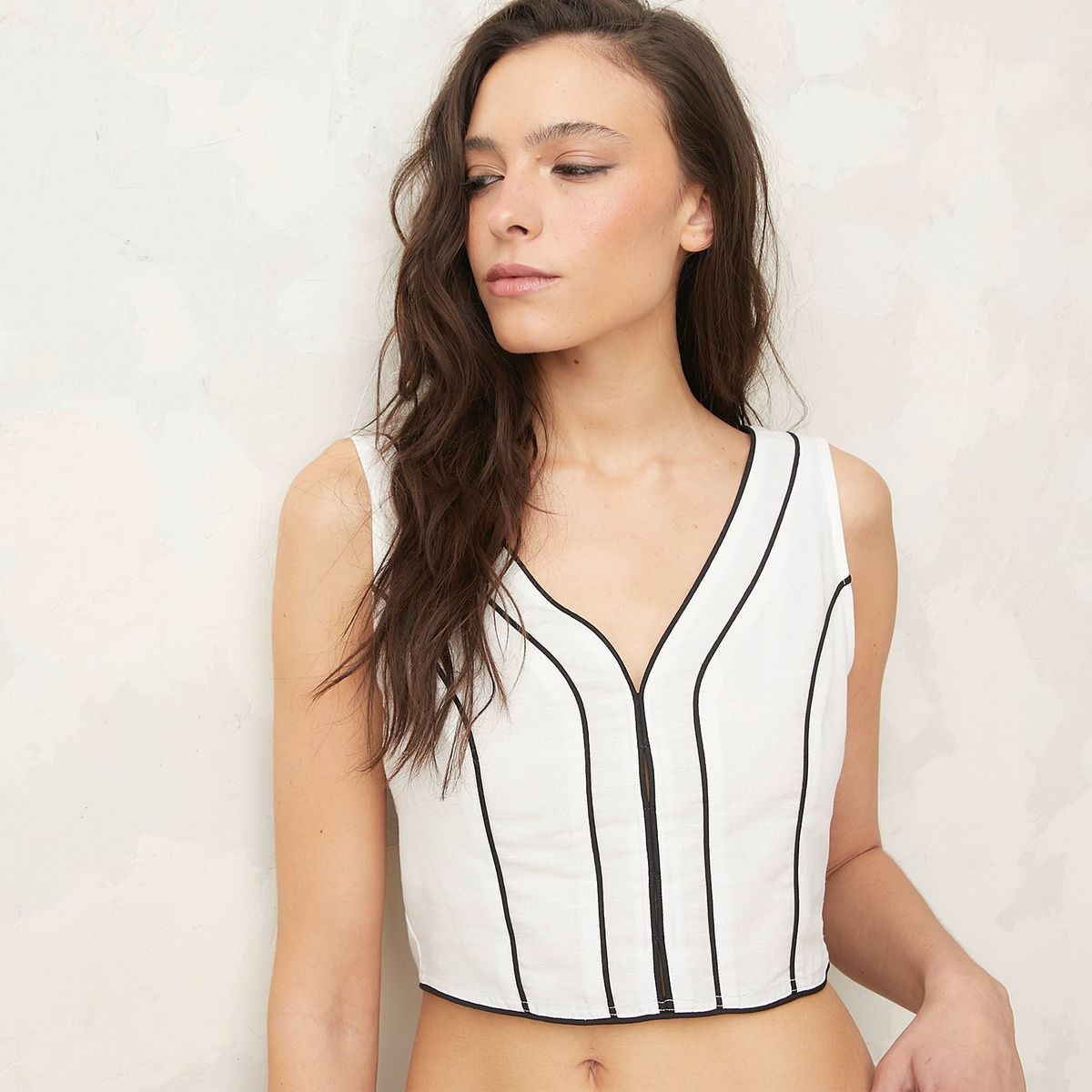 AMERICANINO - Blusa Algodón Sin Mangas Mujer Americanino