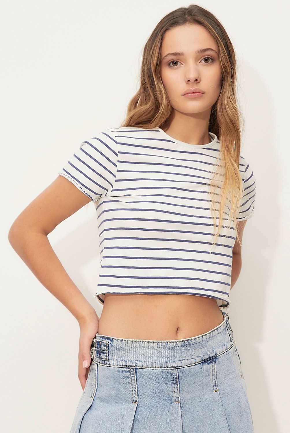 SYBILLA - Polera Sybilla Manga Corta Algodón Orgánico Mujer