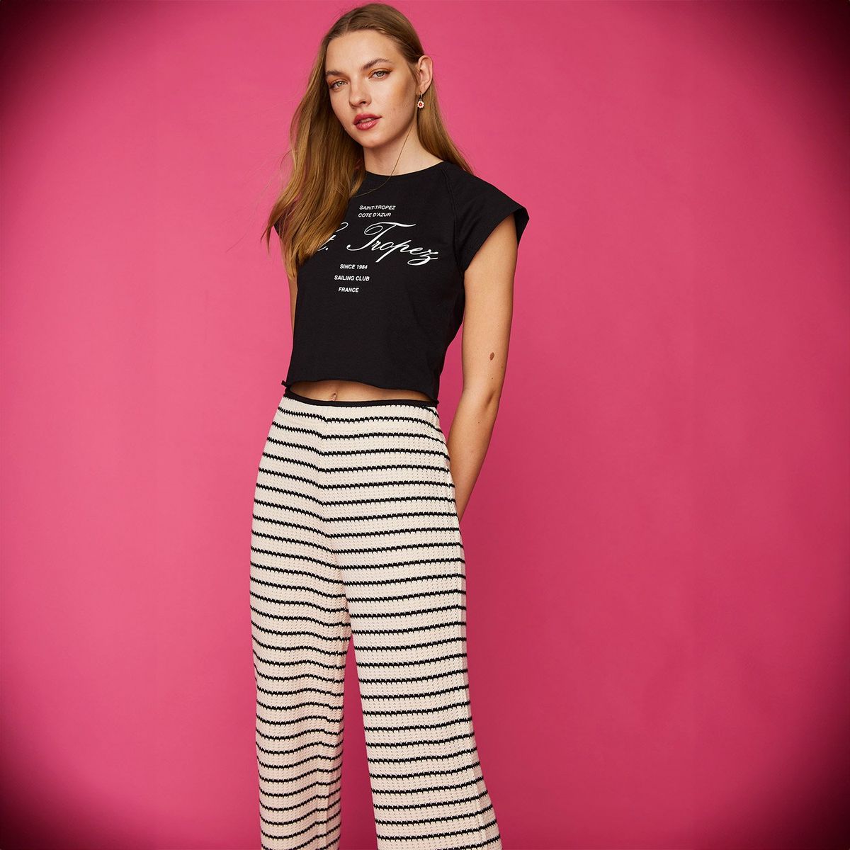 SYBILLA - Polera Sybilla Mujer Algodón Estampada Sin Mangas
