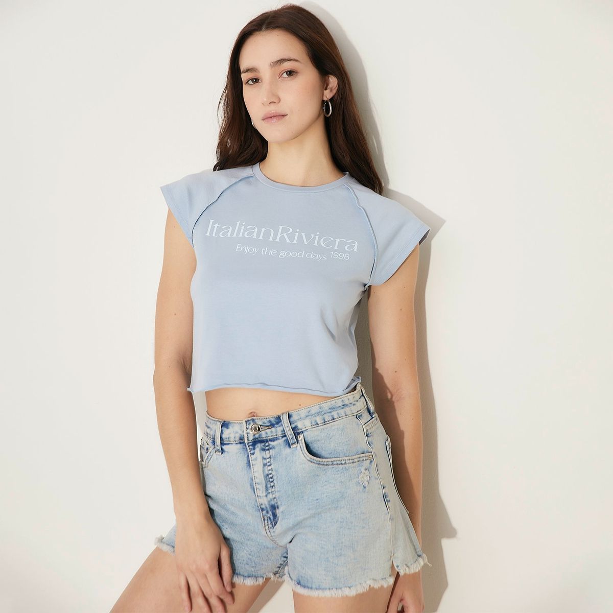 SYBILLA - Polera Sybilla Mujer Algodón Estampada Sin Mangas