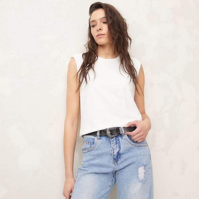 AMERICANINO - Polera Algodón Sin Mangas Mujer Americanino