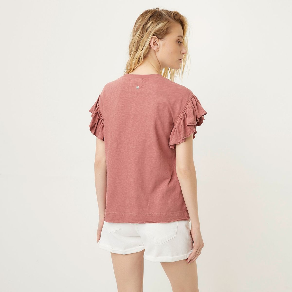 AMERICANINO - Polera Americanino Algodón Manga Corta Mujer